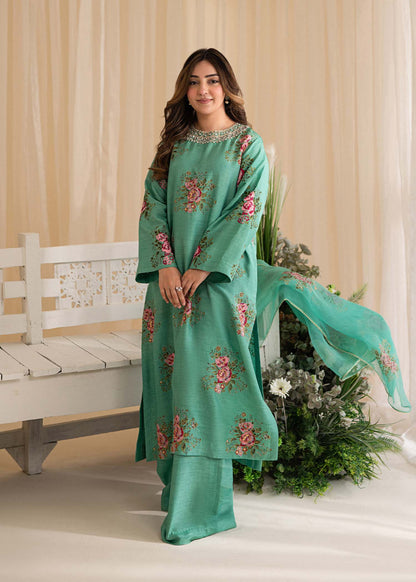 Sadaf Fawad Khan | Lyla Festive Pret | Dorothy Turquoise - Maria Faisal