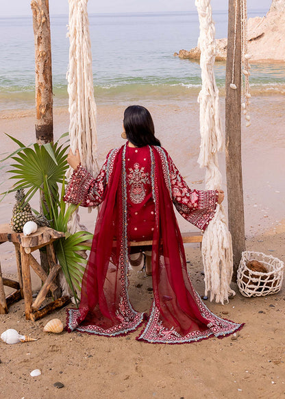 Sadaf Fawad Khan | Siraa Luxury Lawn 24| Calah (A) - Ladies Clothes - Maria Faisal