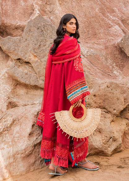 Sadaf Fawad Khan | Siraa Luxury Lawn 24| Elaheh (B) - Ladies Clothes - Maria Faisal