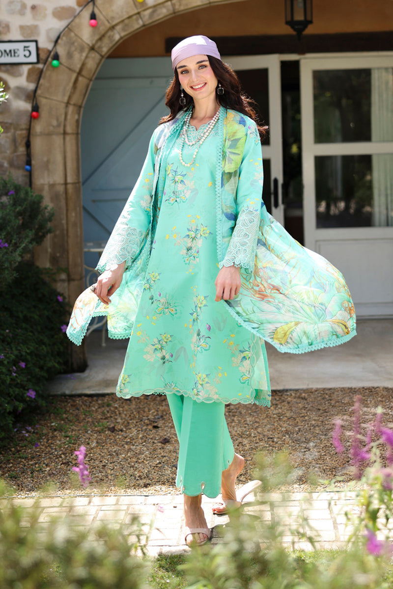 Rangrasiya | Lifestyle Summer 26 | Sage - Casual Dress - available at Maria Faisal in UK and USA.