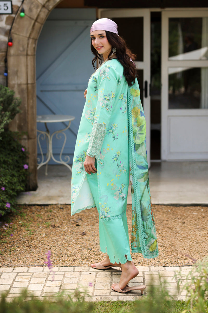 Rangrasiya | Lifestyle Summer 26 | Sage - Casual Dress - available at Maria Faisal in UK and USA.