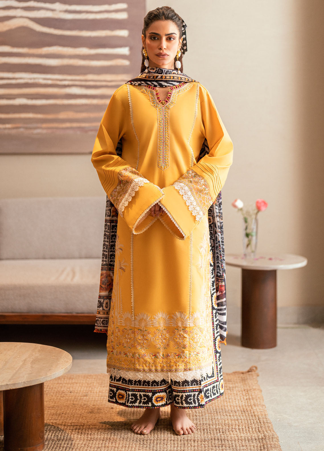 Sahane | Yaariyan Lawn Edit 25 | CT -20009 FEEHA - Yaariyan by Maria Faisal - Registered Vendor of : Sahane - type : Ladies Clothes - 100% original wedding dresses