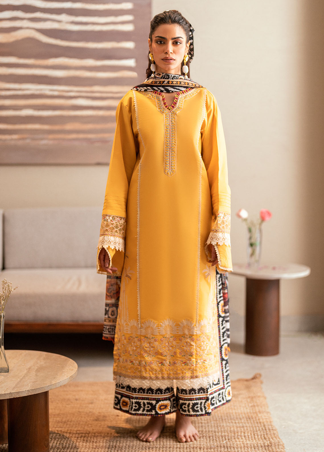 Sahane | Yaariyan Lawn Edit 25 | CT -20009 FEEHA - Yaariyan by Maria Faisal - Registered Vendor of : Sahane - type : Ladies Clothes - 100% original wedding dresses