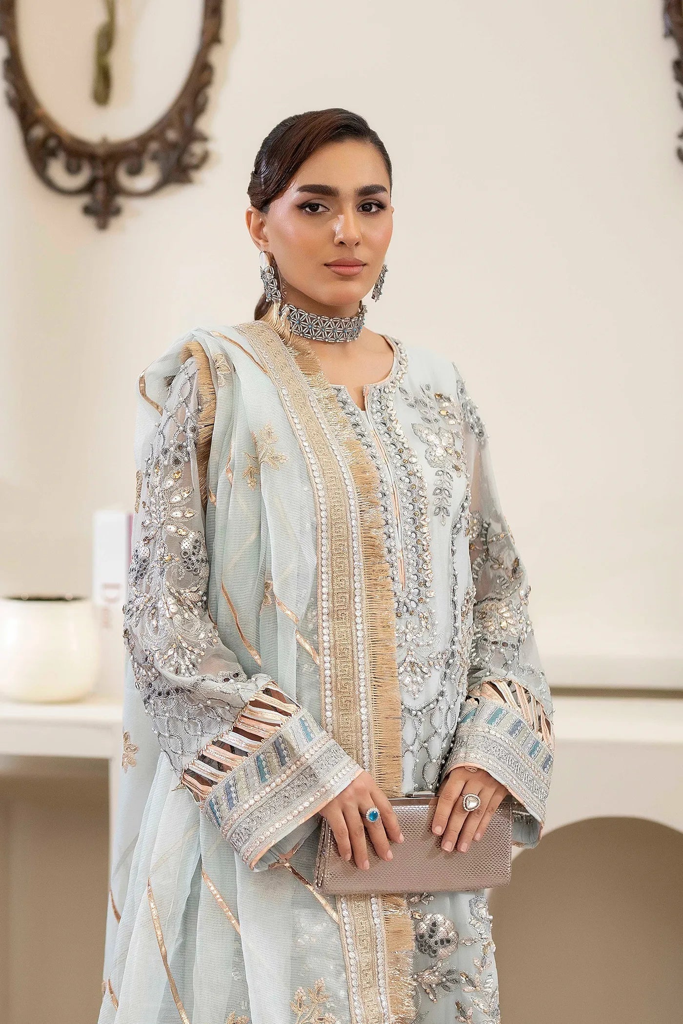 Adans Libas | Saleeqa Chiffon 25 |SALEEQA 7519 - Ladies Clothes - Maria Faisal