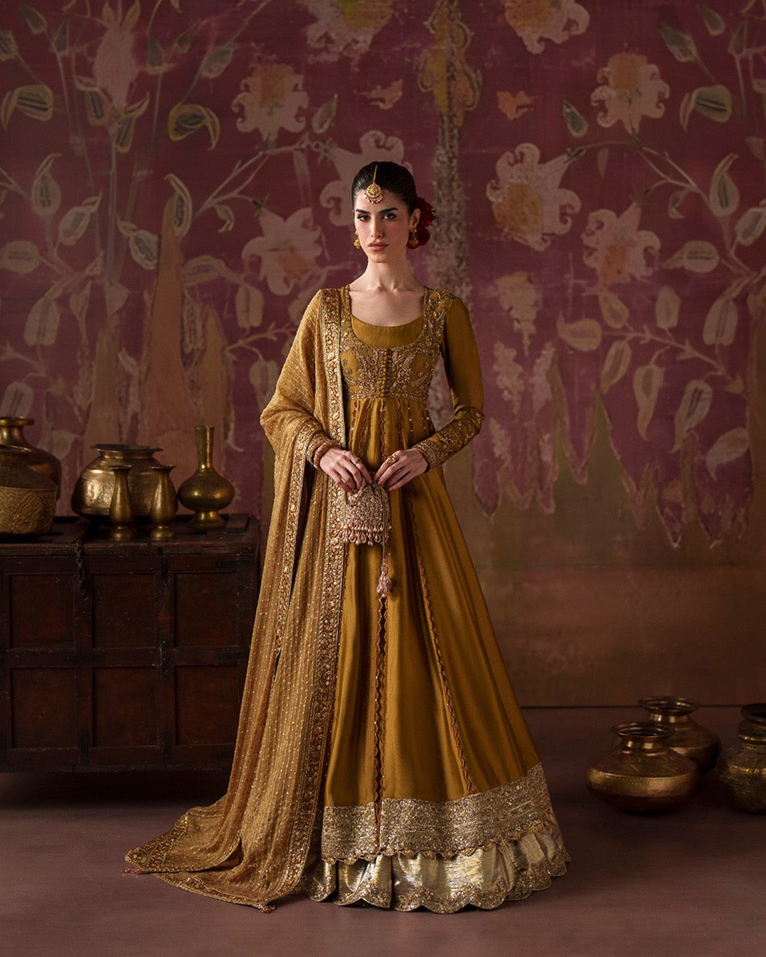 Faiza Saqlain | Lamia Wedding Formals | Samah - Wedding Dress - available at Maria Faisal in UK and USA.