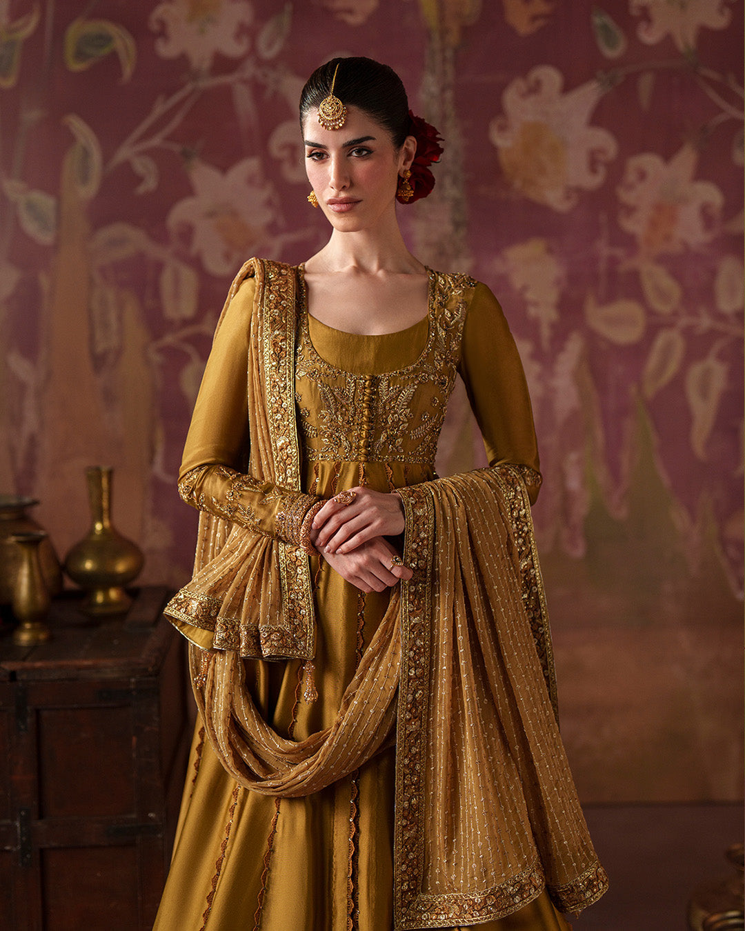 Faiza Saqlain | Lamia Wedding Formals | Samah - Wedding Dress - available at Maria Faisal in UK and USA.