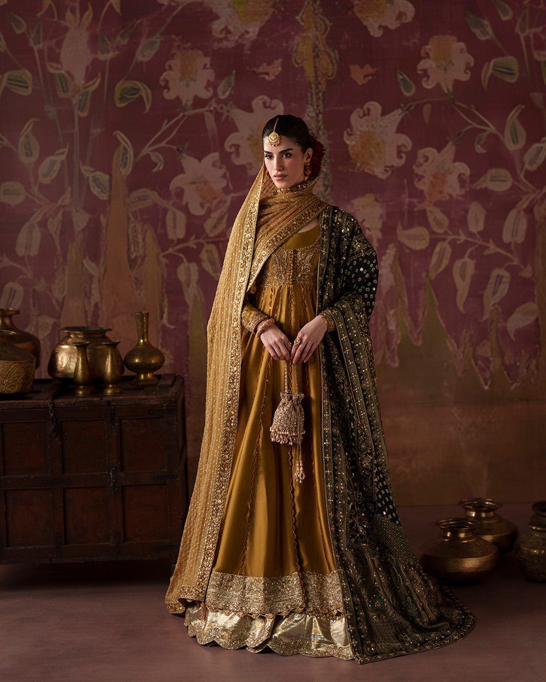 Faiza Saqlain | Lamia Wedding Formals | Samah - Wedding Dress - available at Maria Faisal in UK and USA.