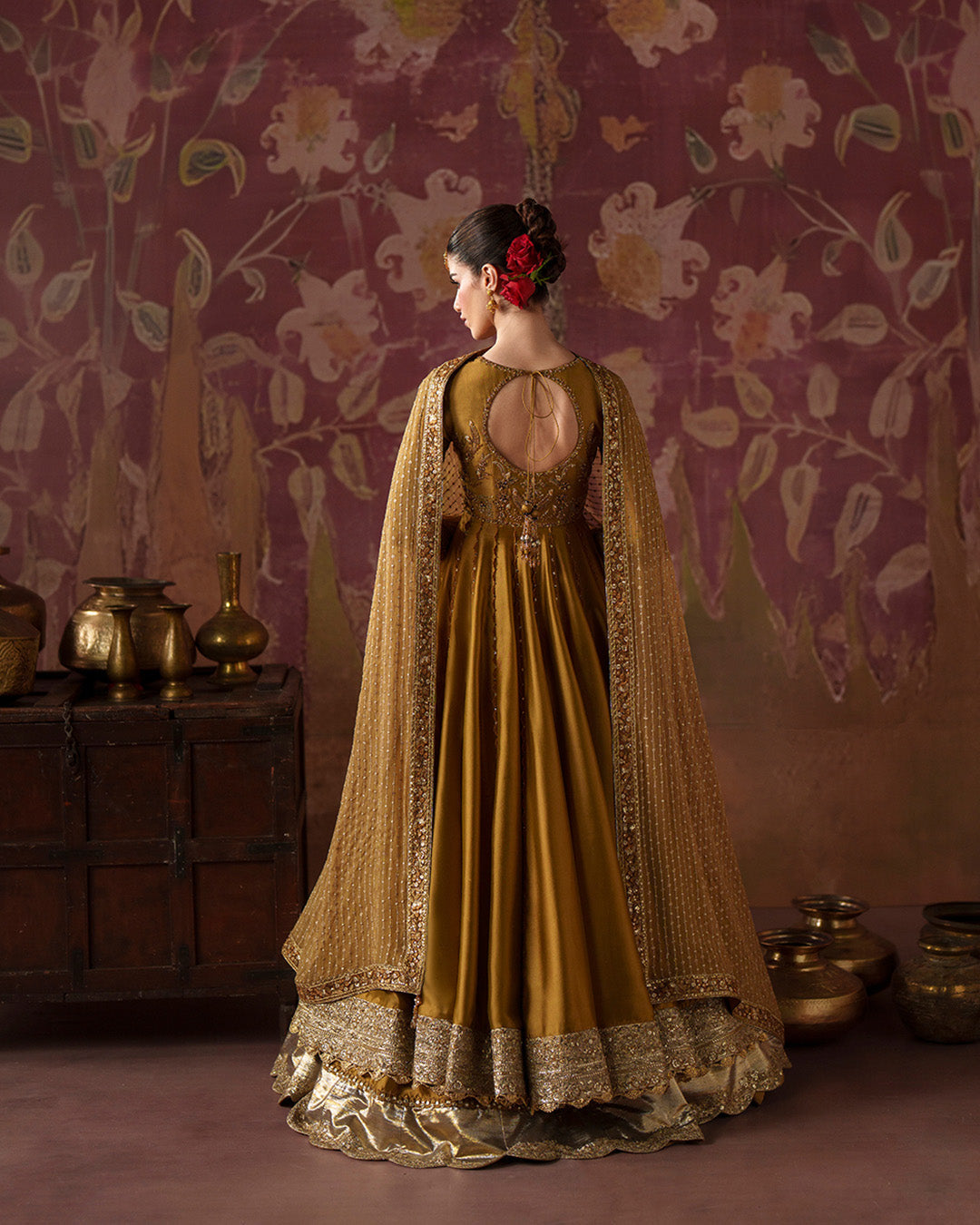 Faiza Saqlain | Lamia Wedding Formals | Samah - Wedding Dress - available at Maria Faisal in UK and USA.