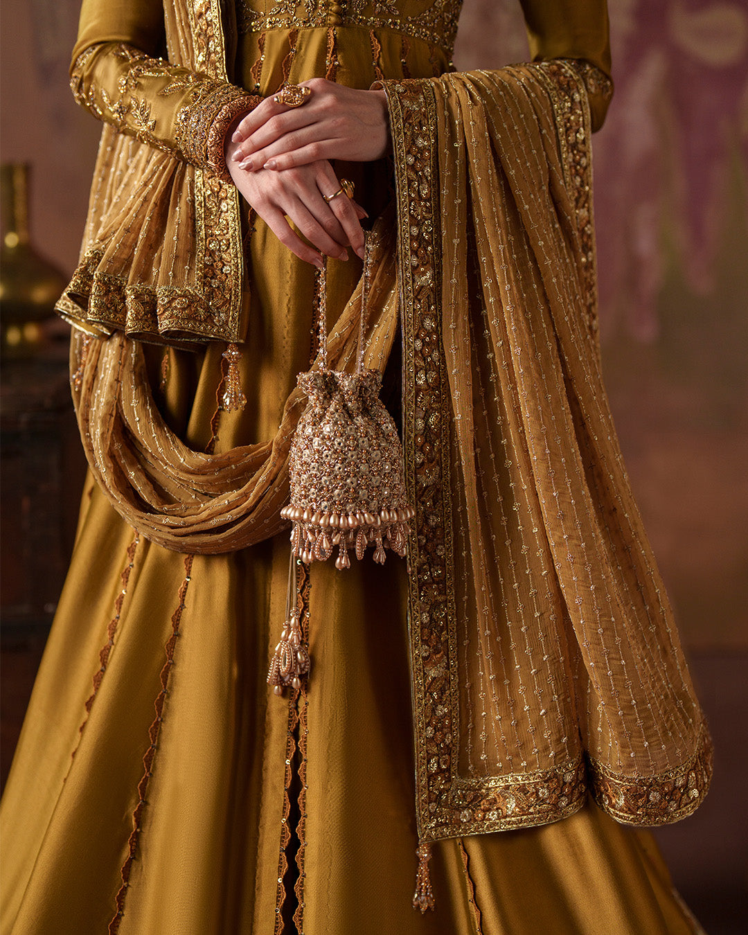 Faiza Saqlain | Lamia Wedding Formals | Samah - Wedding Dress - available at Maria Faisal in UK and USA.