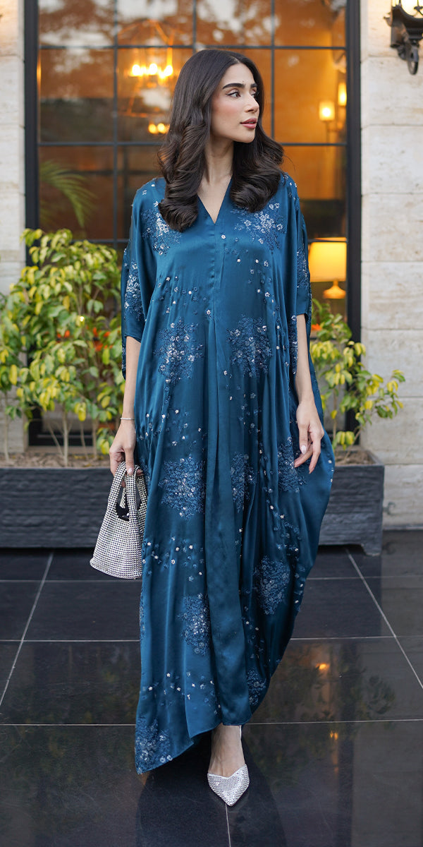 Erum Khan | Velvet Wisper | Dusky Horizon - Designer Dress with Intricate embroidery and embellishments. Shop elegent wedding dress at Maria Faisal.