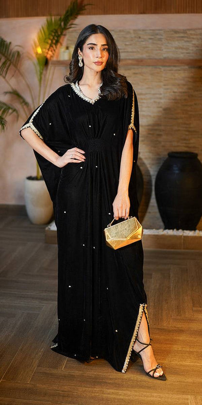 Erum Khan | Velvet Wisper | Black Swan by Maria Faisal - Registered Vendor of : Erum Khan - type : Ladies Clothes - 100% original wedding dresses