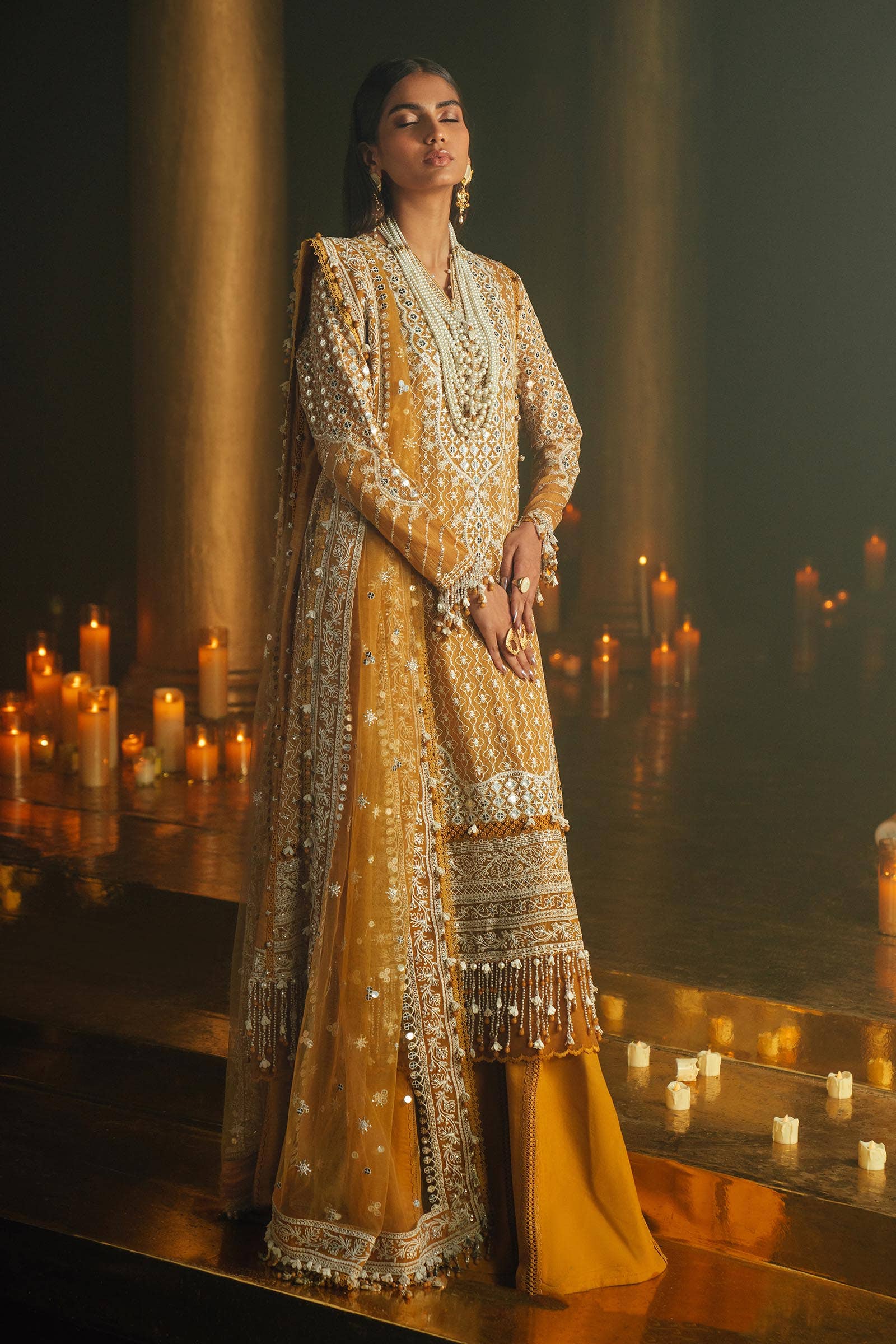 Sana Safinaz | Luxury Collection 24 | L241-002B-3CT - Ladies Clothes - Maria Faisal