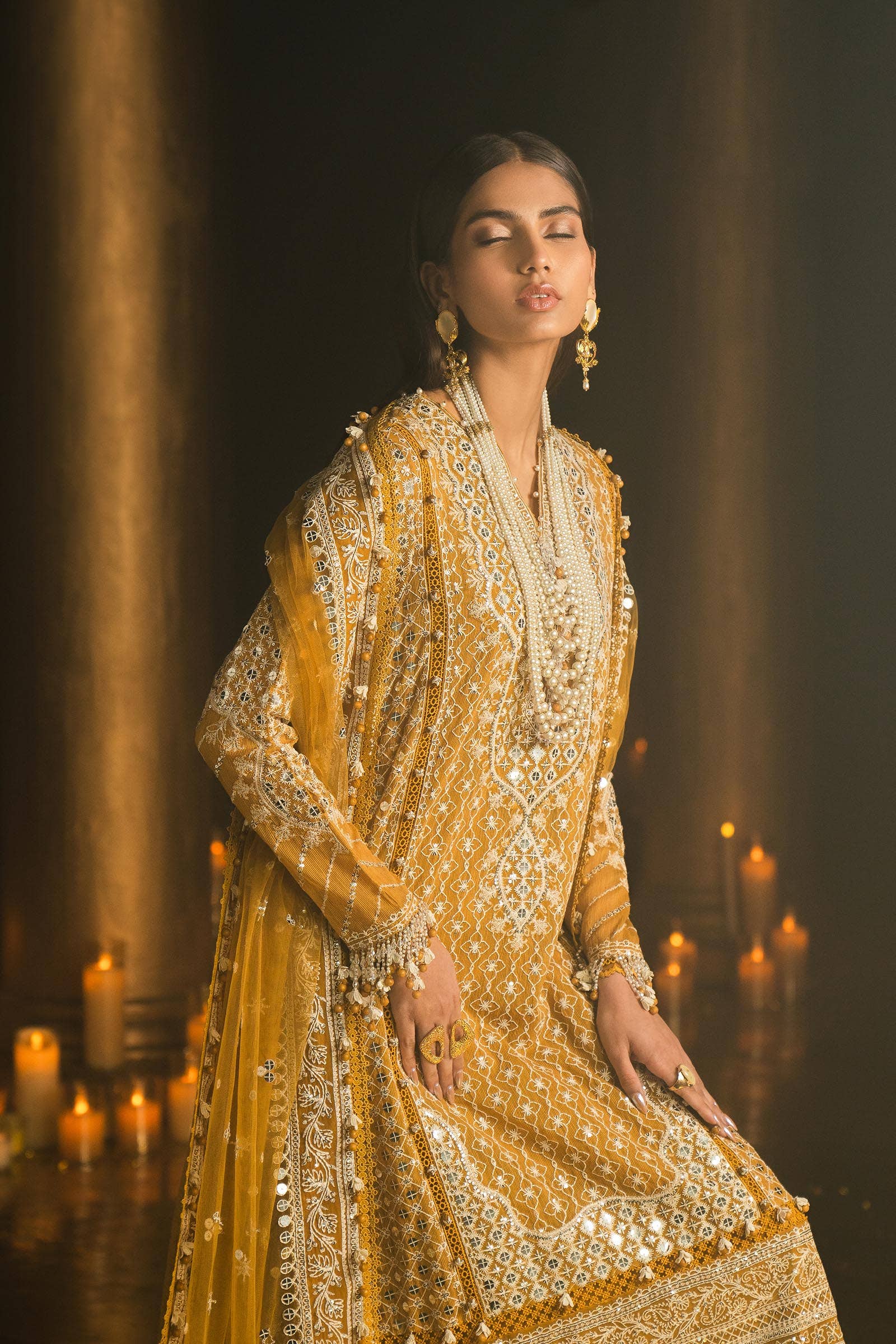Sana Safinaz | Luxury Collection 24 | L241-002B-3CT - Ladies Clothes - Maria Faisal