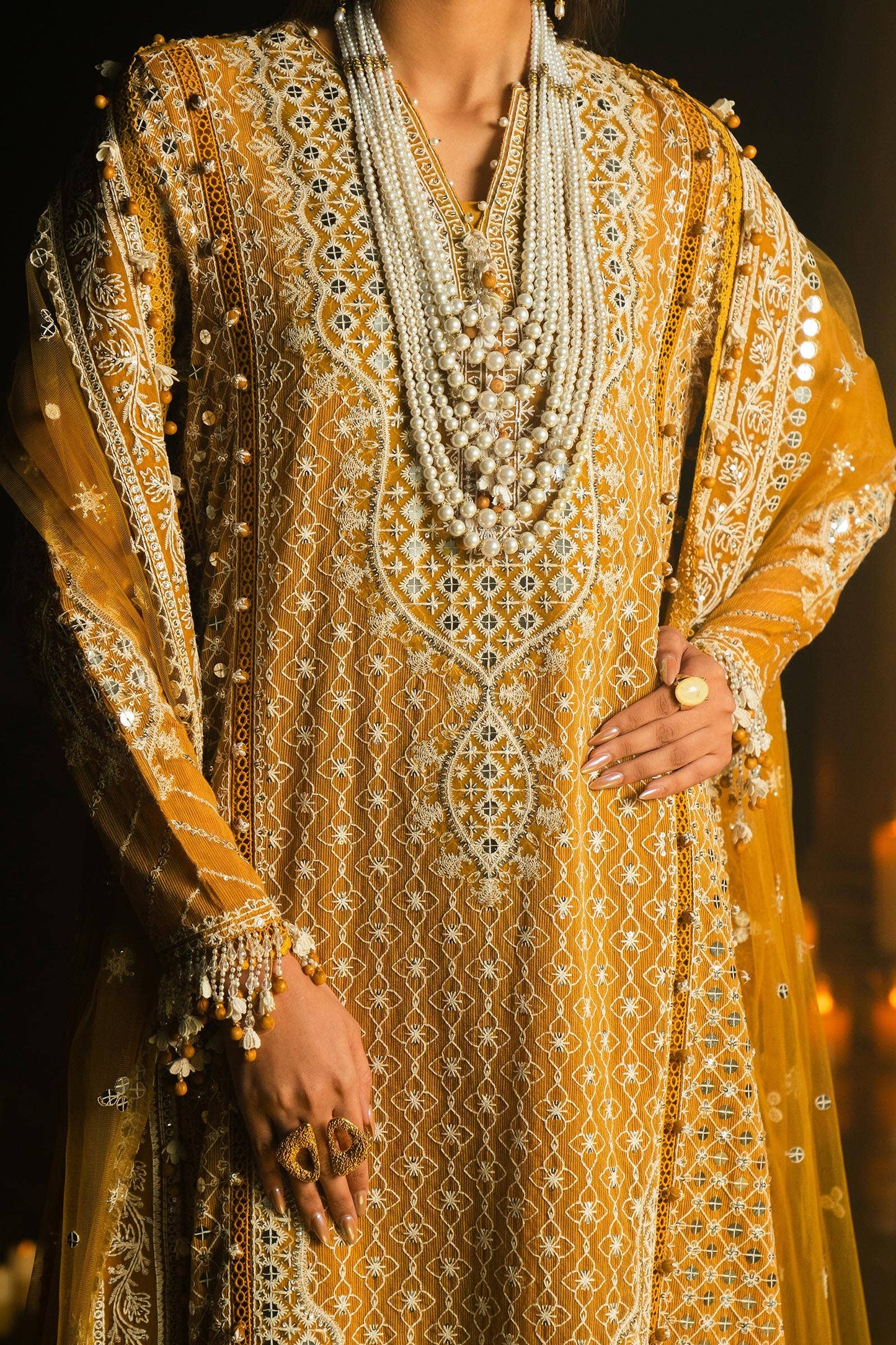 Sana Safinaz | Luxury Collection 24 | L241-002B-3CT - Ladies Clothes - Maria Faisal