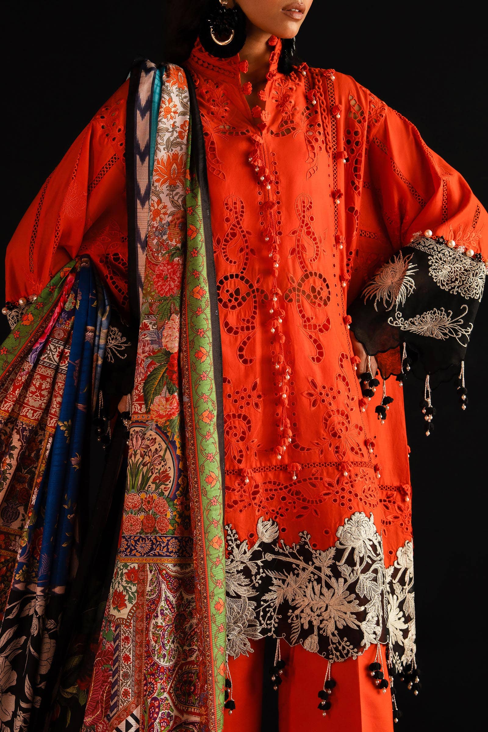 Sana Safinaz | Luxury Collection 24 | L241-001A-3CL - Ladies Clothes - Maria Faisal