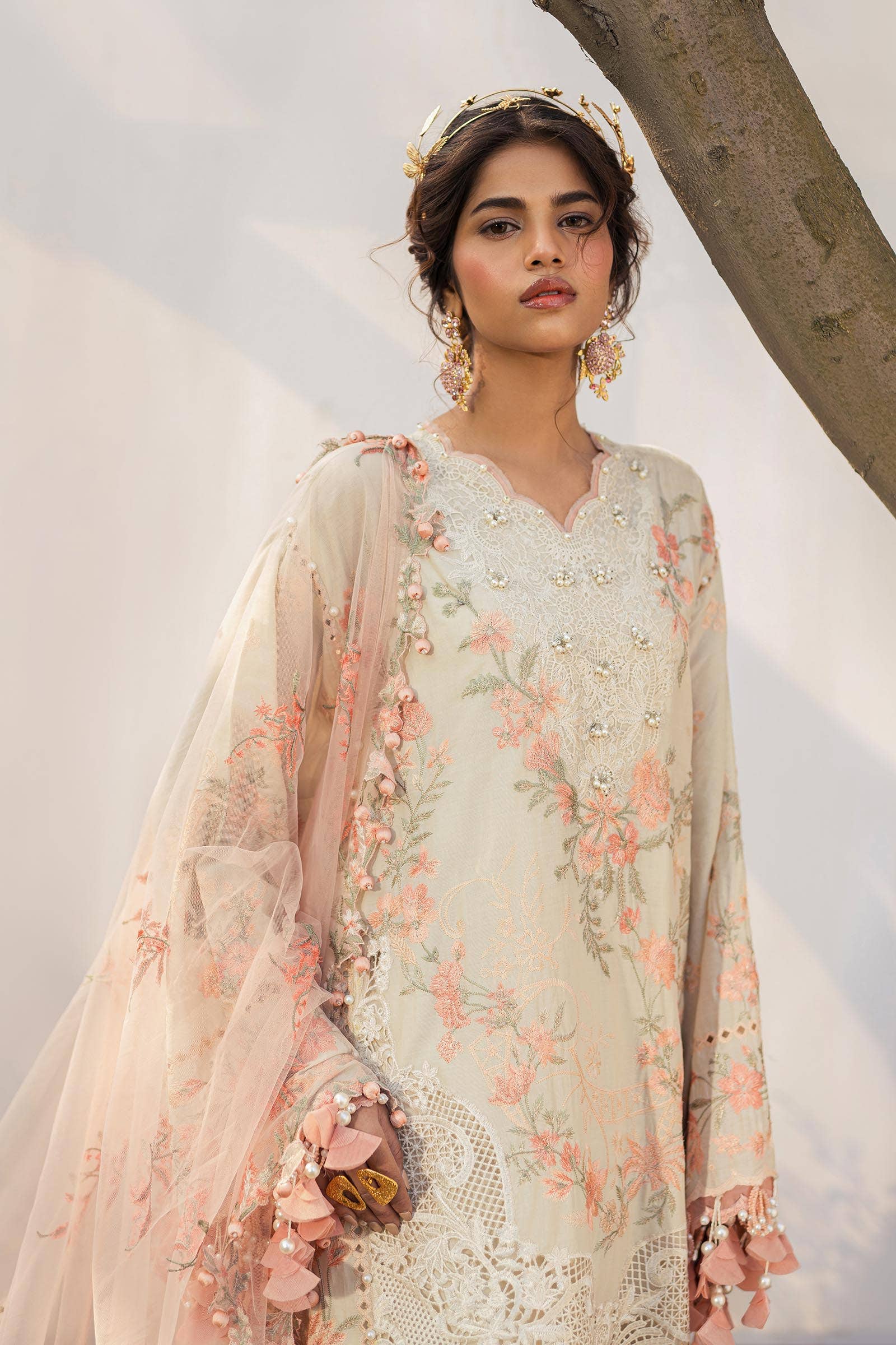 Sana Safinaz | Luxury Collection 24 | L241-003B-3CT - Ladies Clothes - Maria Faisal