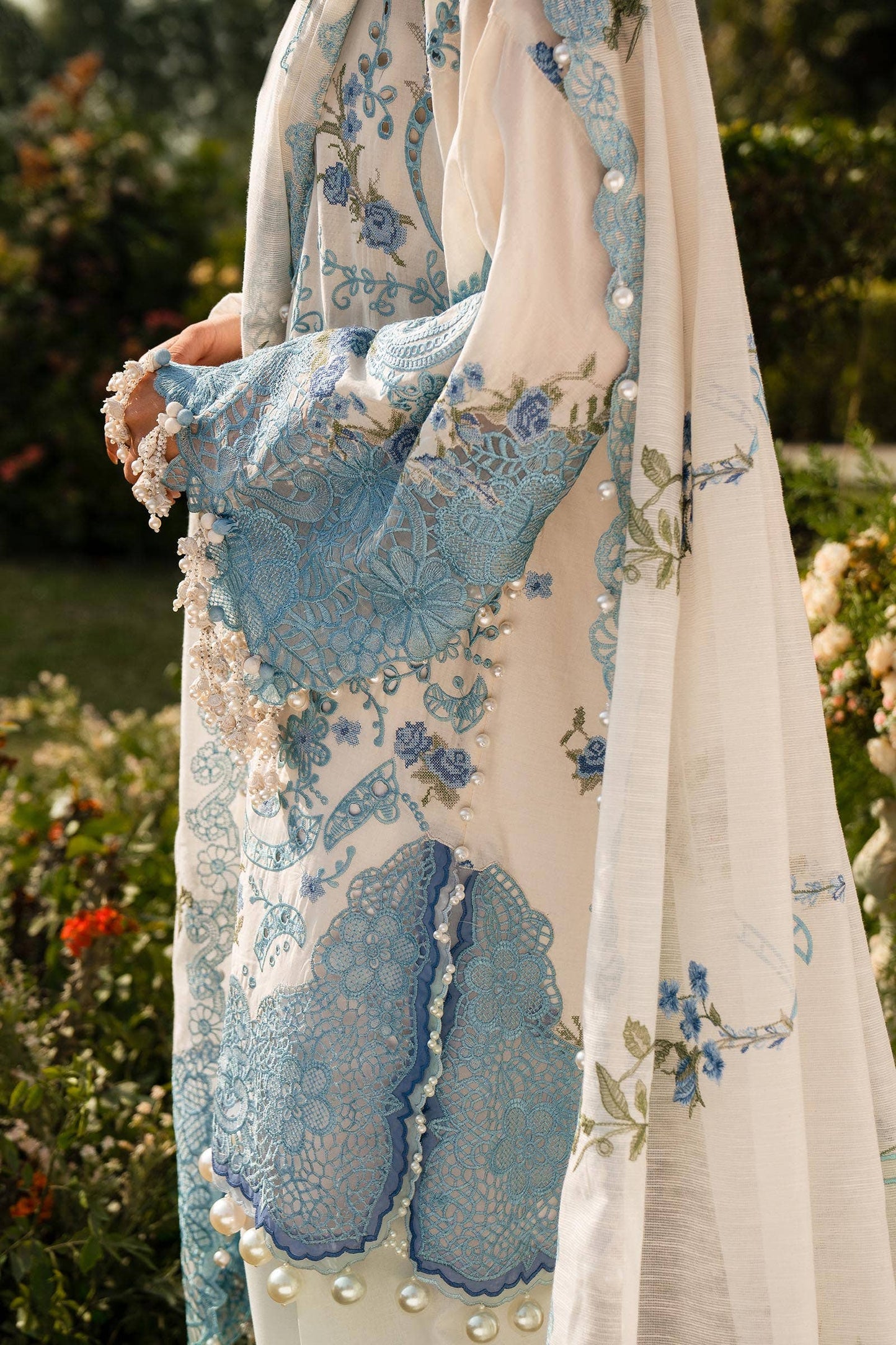 Sana Safinaz | Luxury Collection 24 | L241-004A-3CV - Ladies Clothes - Maria Faisal