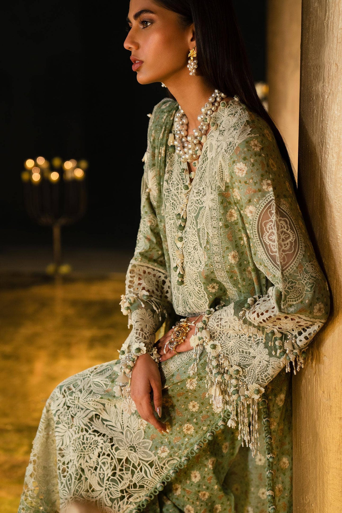 Sana Safinaz | Luxury Collection 24 | L241-005B-3CU - Ladies Clothes - Maria Faisal