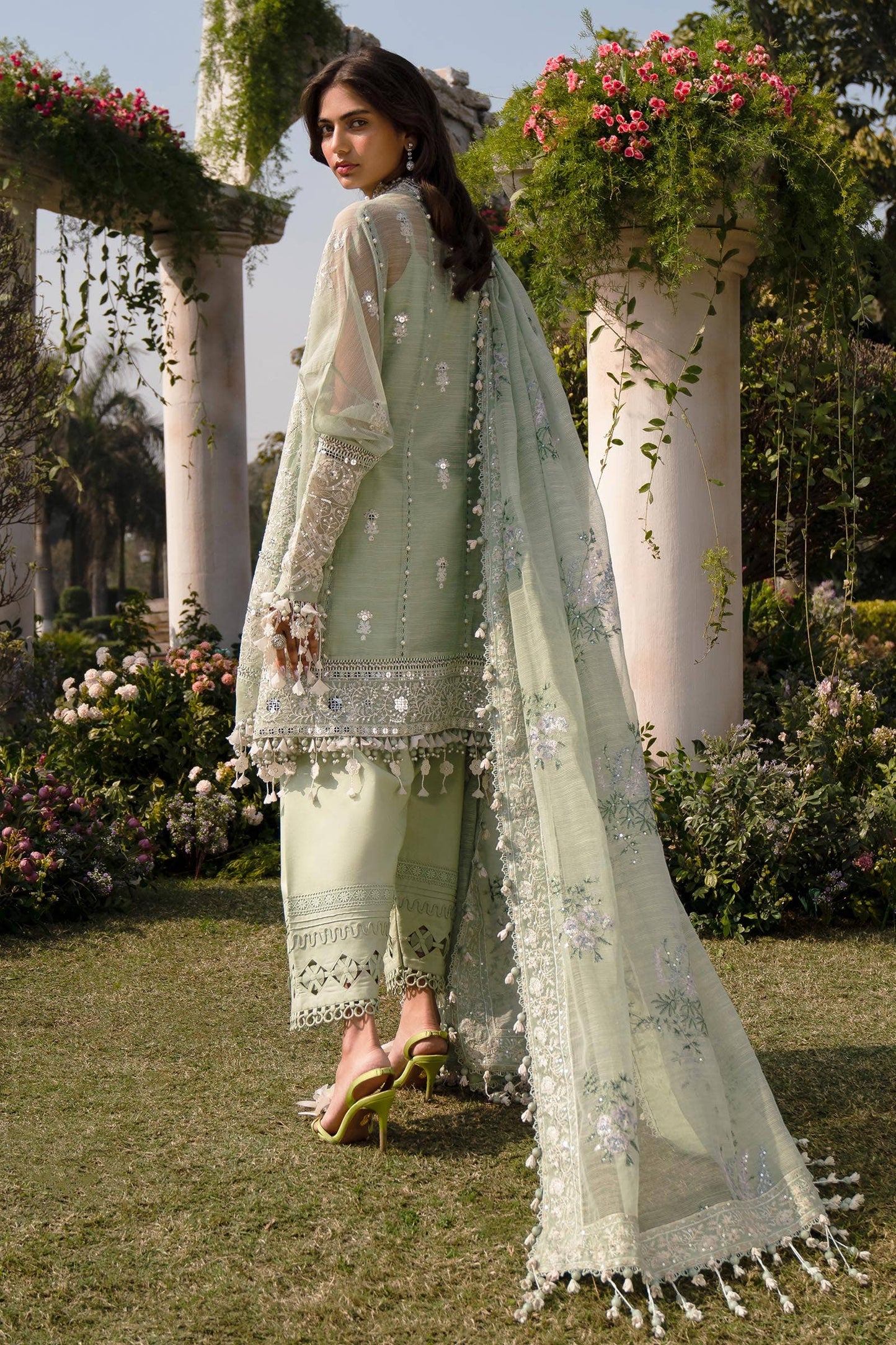 Sana Safinaz | Luxury Collection 24 | L241-006B-3CV - Ladies Clothes - Maria Faisal