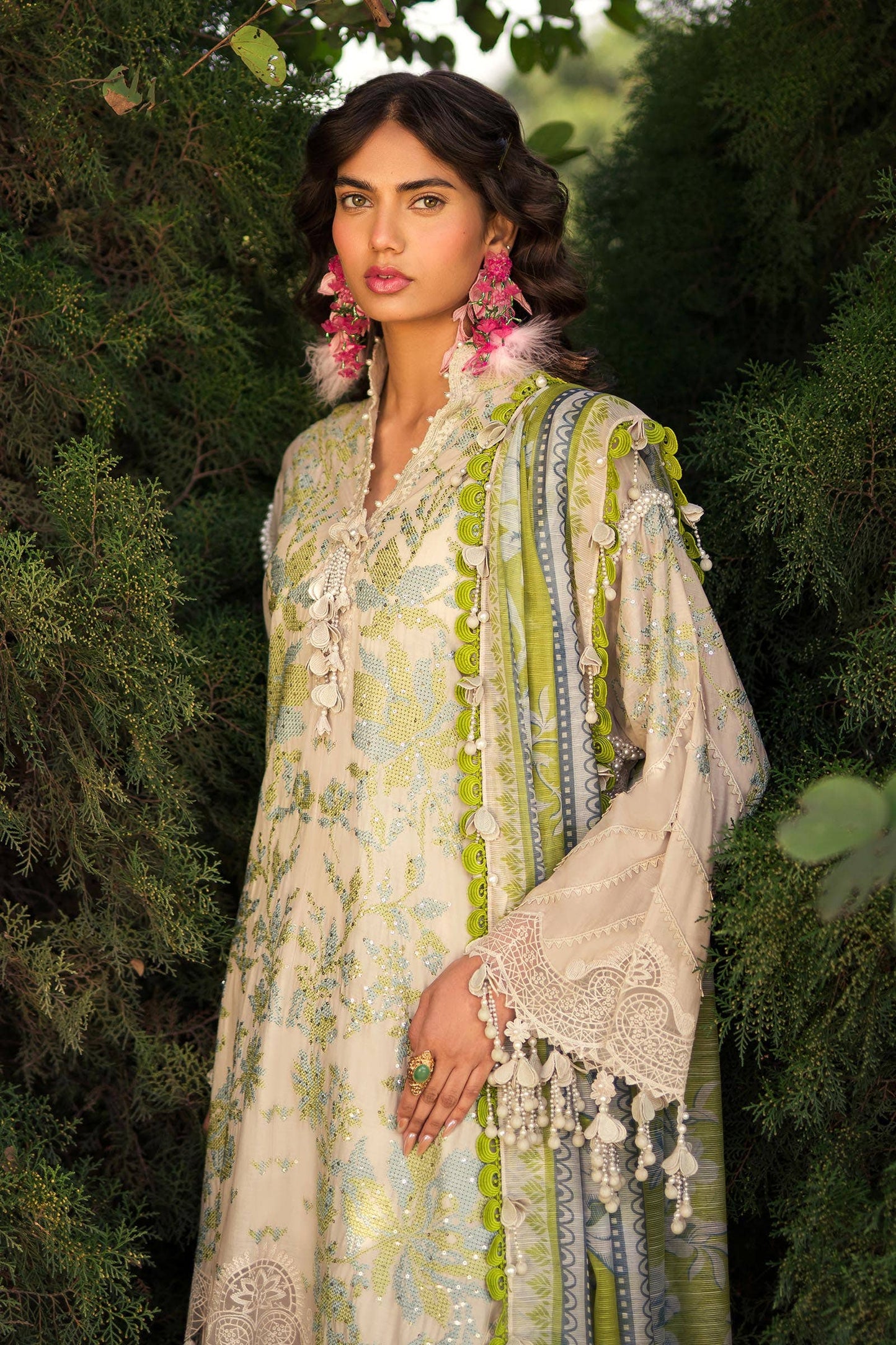 Sana Safinaz | Luxury Collection 24 | L241-008A-3CV - Ladies Clothes - Maria Faisal