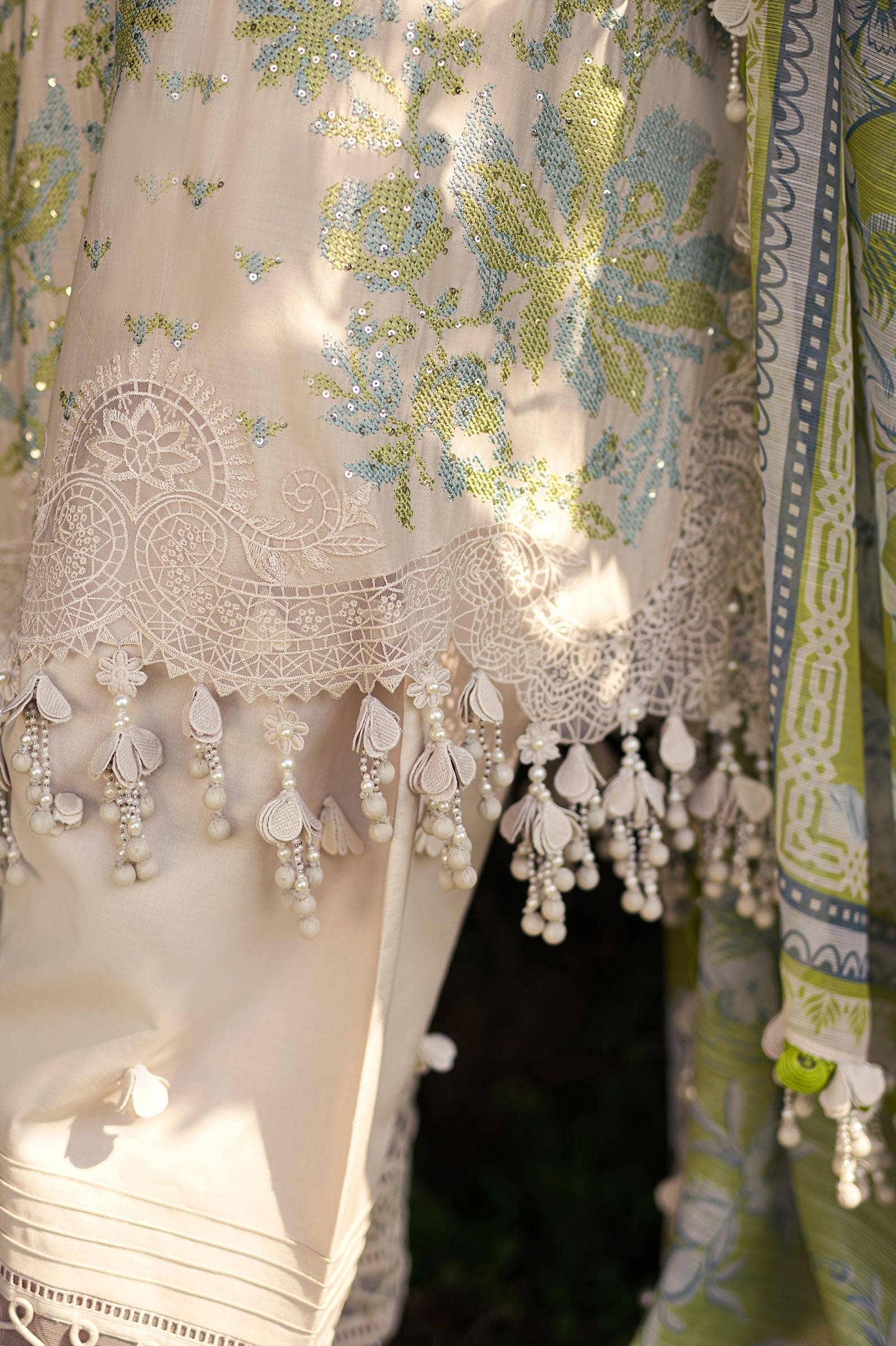 Sana Safinaz | Luxury Collection 24 | L241-008A-3CV - Ladies Clothes - Maria Faisal