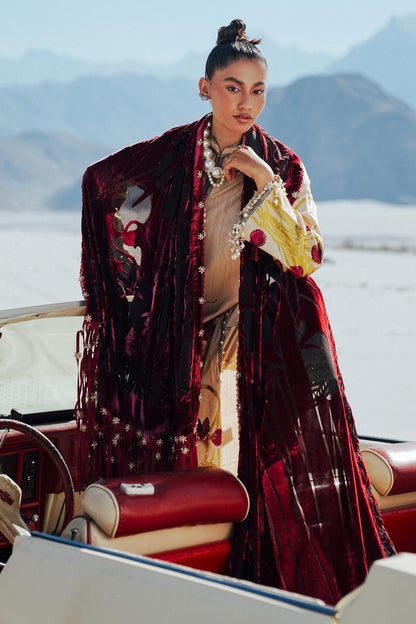 Sana Safinaz | Winter Shawl 24 | S241-003B-3CP - Ladies Clothes - Maria Faisal