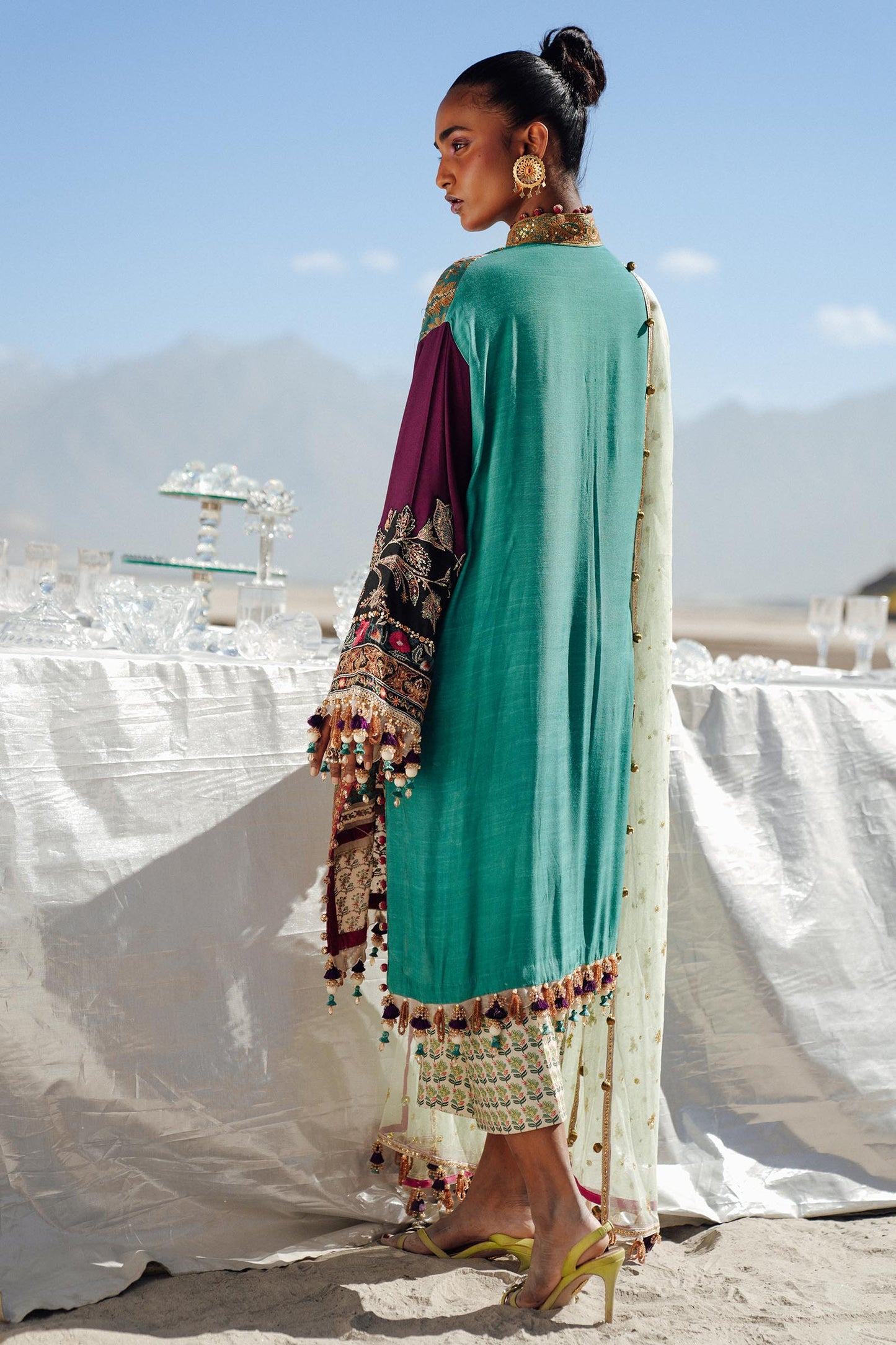 Sana Safinaz | Winter Shawl 24 | S241-004A-3CP - Ladies Clothes - Maria Faisal