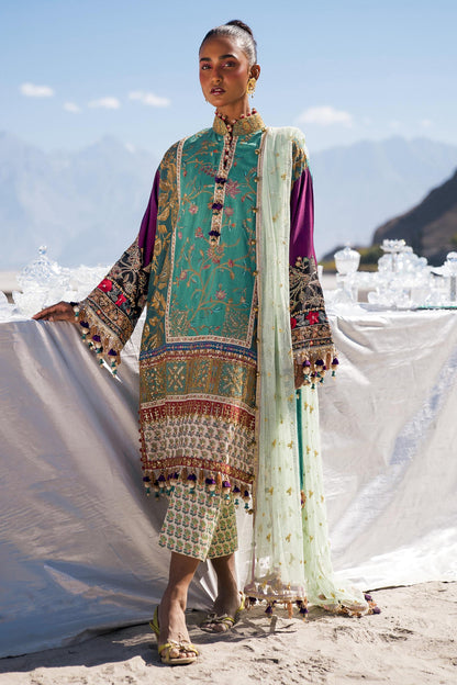 Sana Safinaz | Winter Shawl 24 | S241-004A-3CP - Ladies Clothes - Maria Faisal