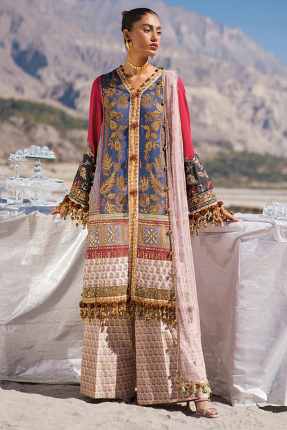 Sana Safinaz | Winter Shawl 24 | S241-004B-3CP - Ladies Clothes - Maria Faisal