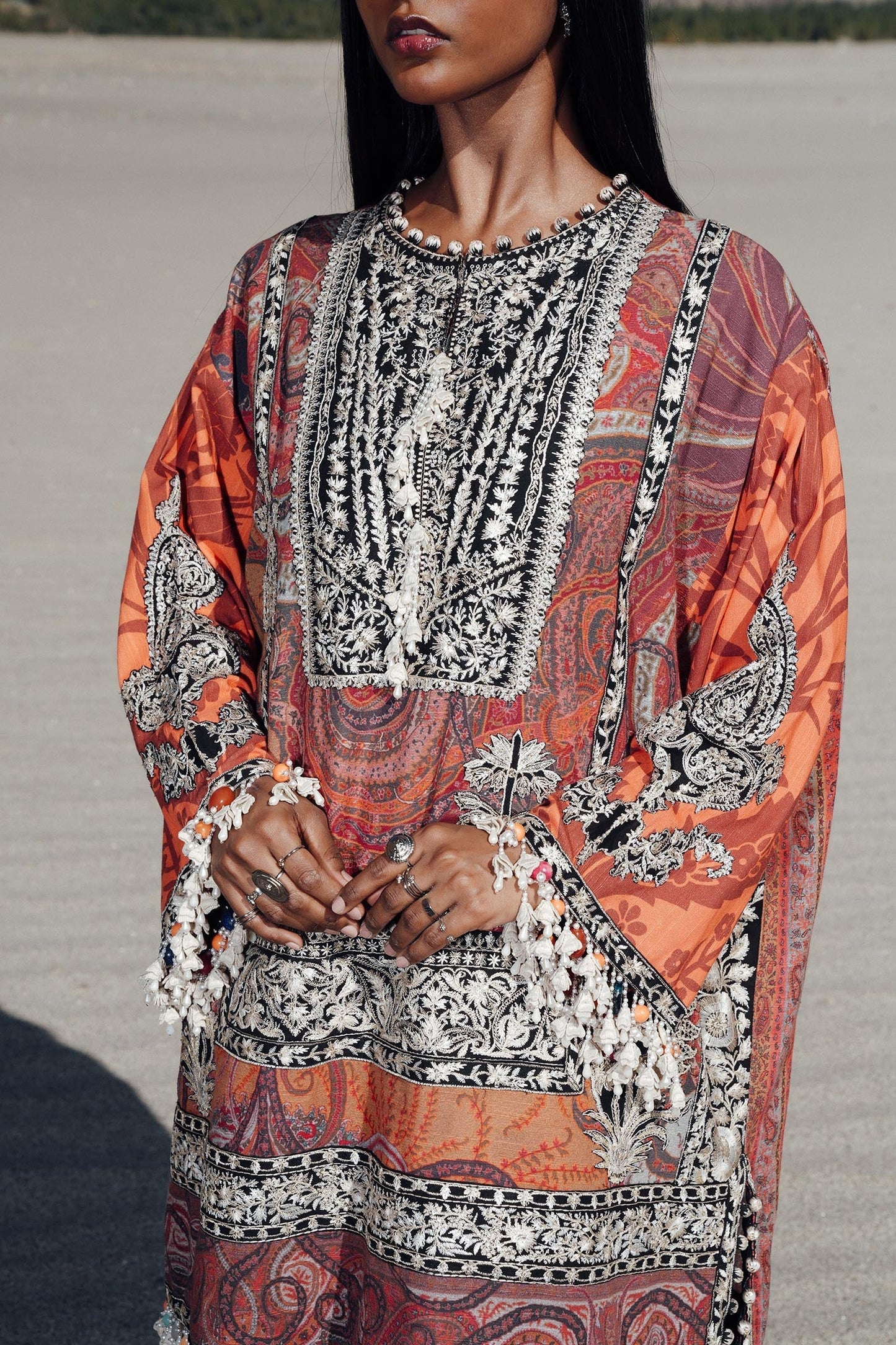 Sana Safinaz | Winter Shawl 24 | V241-007-3CP - Ladies Clothes - Maria Faisal