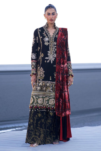 Sana Safinaz | Winter Shawl 24 | S241-001A-3CP - Ladies Clothes - Maria Faisal