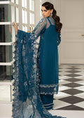 Sardinia | La More 24 | Blue Mirage - Designer Dress with Intricate embroidery and embellishments. Shop elegent wedding dress at Maria Faisal.