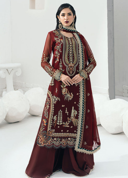 Sahane | Savoir Luxury Formals | CT-140002 Rouge - Savoir - Ladies Clothes - Maria Faisal