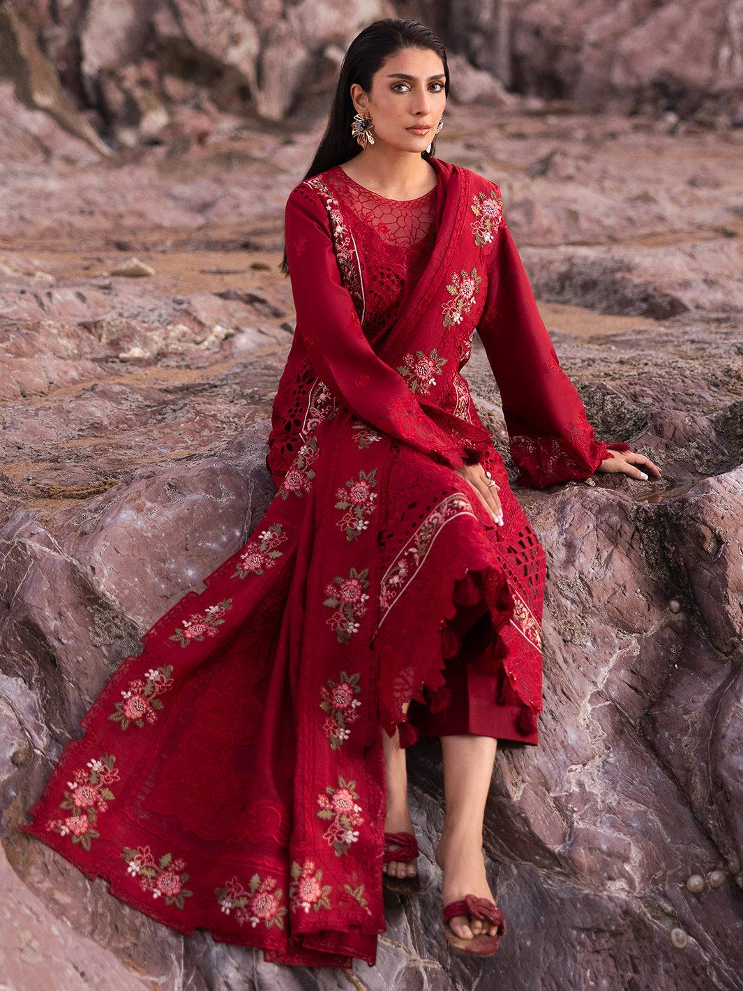 Mahnur | Sirena Luxury Lawn 25 | Scarlett by Maria Faisal - Registered Vendor of : Mahnur - type : Ladies Clothes - 100% original wedding dresses