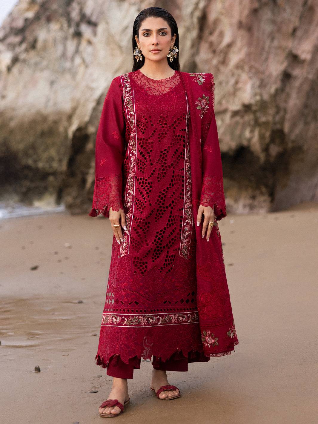 Mahnur | Sirena Luxury Lawn 25 | Scarlett by Maria Faisal - Registered Vendor of : Mahnur - type : Ladies Clothes - 100% original wedding dresses