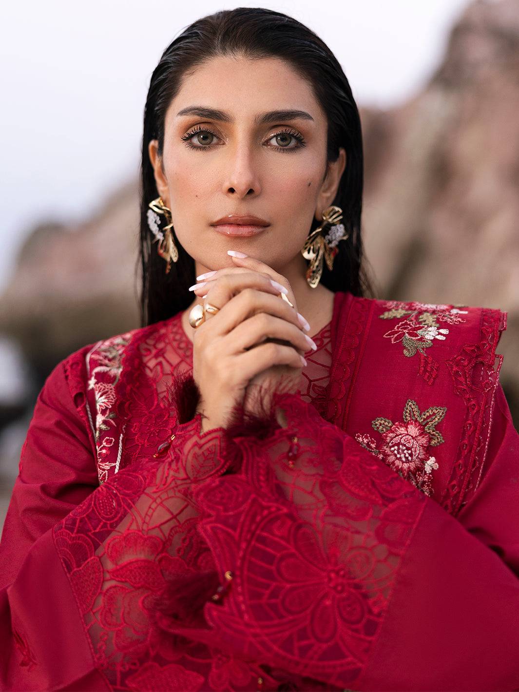 Mahnur | Sirena Luxury Lawn 25 | Scarlett by Maria Faisal - Registered Vendor of : Mahnur - type : Ladies Clothes - 100% original wedding dresses