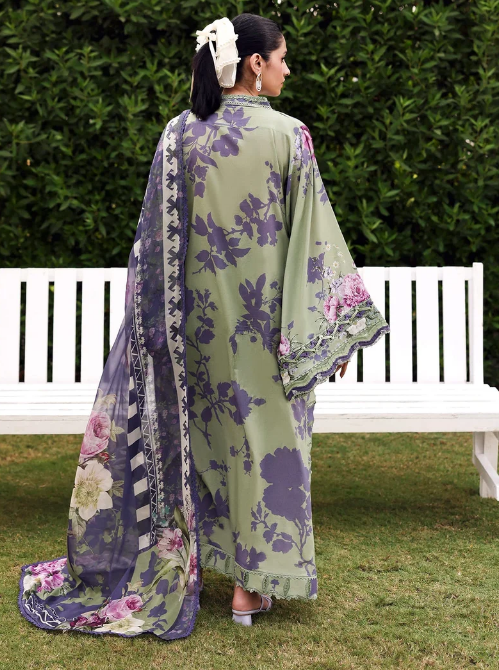 Elaf Premium | Belladore Prints Chiffon 26 |EPA-4B VIENNA - Luxury Dress - available at Maria Faisal in UK and USA.