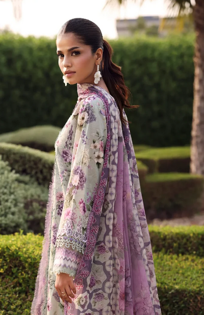 Elaf Premium | Belladore Prints Chiffon 26 | EPA-6A CASTELLA - Luxury Dress - available at Maria Faisal in UK and USA.