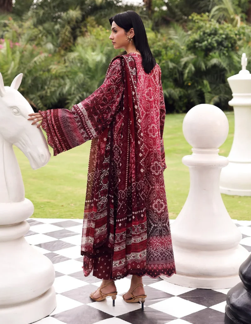 Elaf Premium | Belladore Prints Chiffon 26 |EPA-5B MONTROSE - Luxury Dress - available at Maria Faisal in UK and USA.