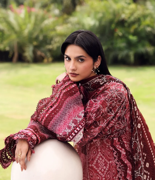 Elaf Premium | Belladore Prints Chiffon 26 |EPA-5B MONTROSE - Luxury Dress - available at Maria Faisal in UK and USA.