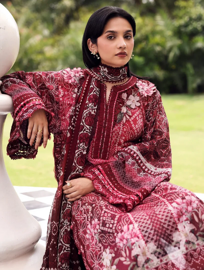 Elaf Premium | Belladore Prints Chiffon 26 |EPA-5B MONTROSE - Luxury Dress - available at Maria Faisal in UK and USA.