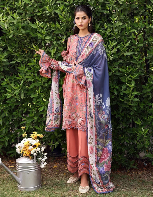 Elaf Premium | Belladore Prints Chiffon 26 |EPA-3B LOVELLE - Luxury Dress - available at Maria Faisal in UK and USA.