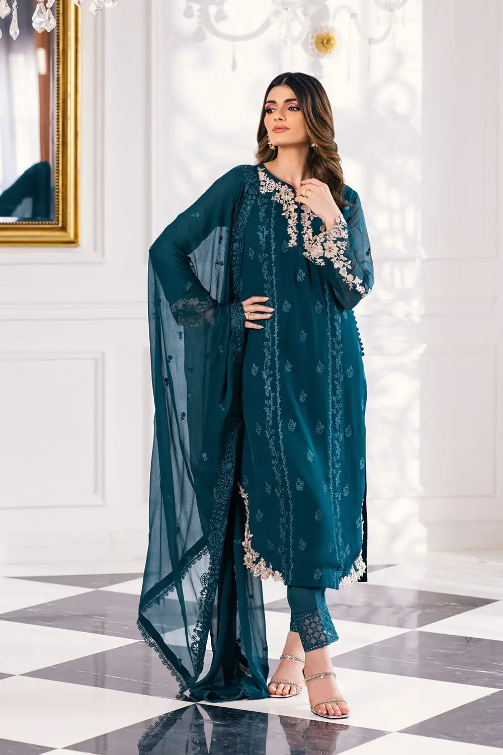 Azure | Embroidered Ensembles 23 | Seaweed - Formal 