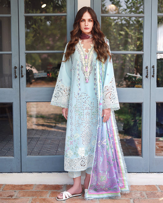 Mushq | The Secret Garden Lawn | Secret Blossom - Luxury Dress - available at Maria Faisal in UK and USA.