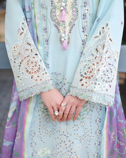Mushq | The Secret Garden Lawn | Secret Blossom - Luxury Dress - available at Maria Faisal in UK and USA.