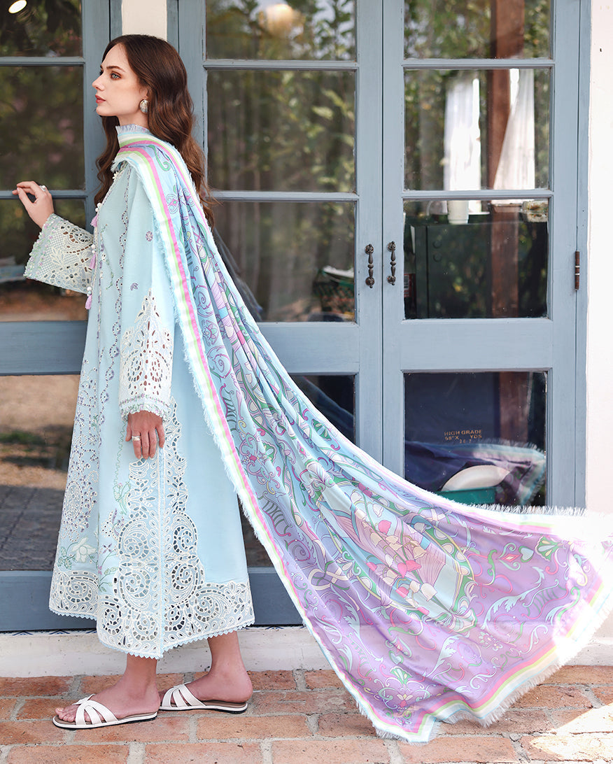 Mushq | The Secret Garden Lawn | Secret Blossom - Luxury Dress - available at Maria Faisal in UK and USA.