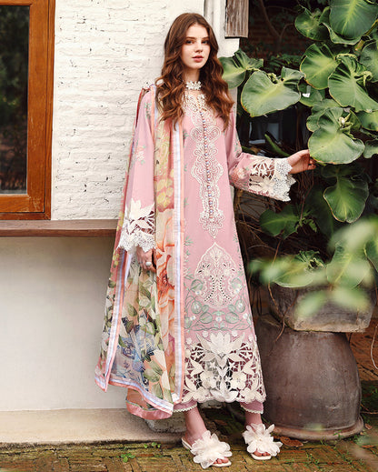 Mushq | The Secret Garden Lawn | Secret Petals - Luxury Dress - available at Maria Faisal in UK and USA.