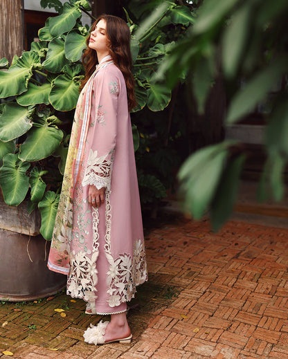 Mushq | The Secret Garden Lawn | Secret Petals - Luxury Dress - available at Maria Faisal in UK and USA.
