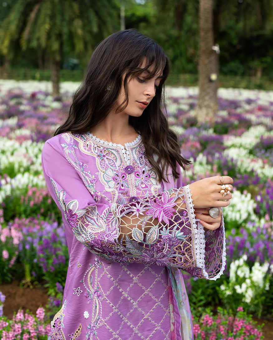 Mushq | Hemline the Secret Garden | Secret Thicket - Luxury Dress - available at Maria Faisal in UK and USA.