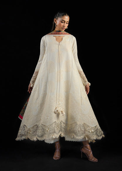 Hussain Rehar | Zan SS26 | Sefi - Luxury Dress - available at Maria Faisal in UK and USA.